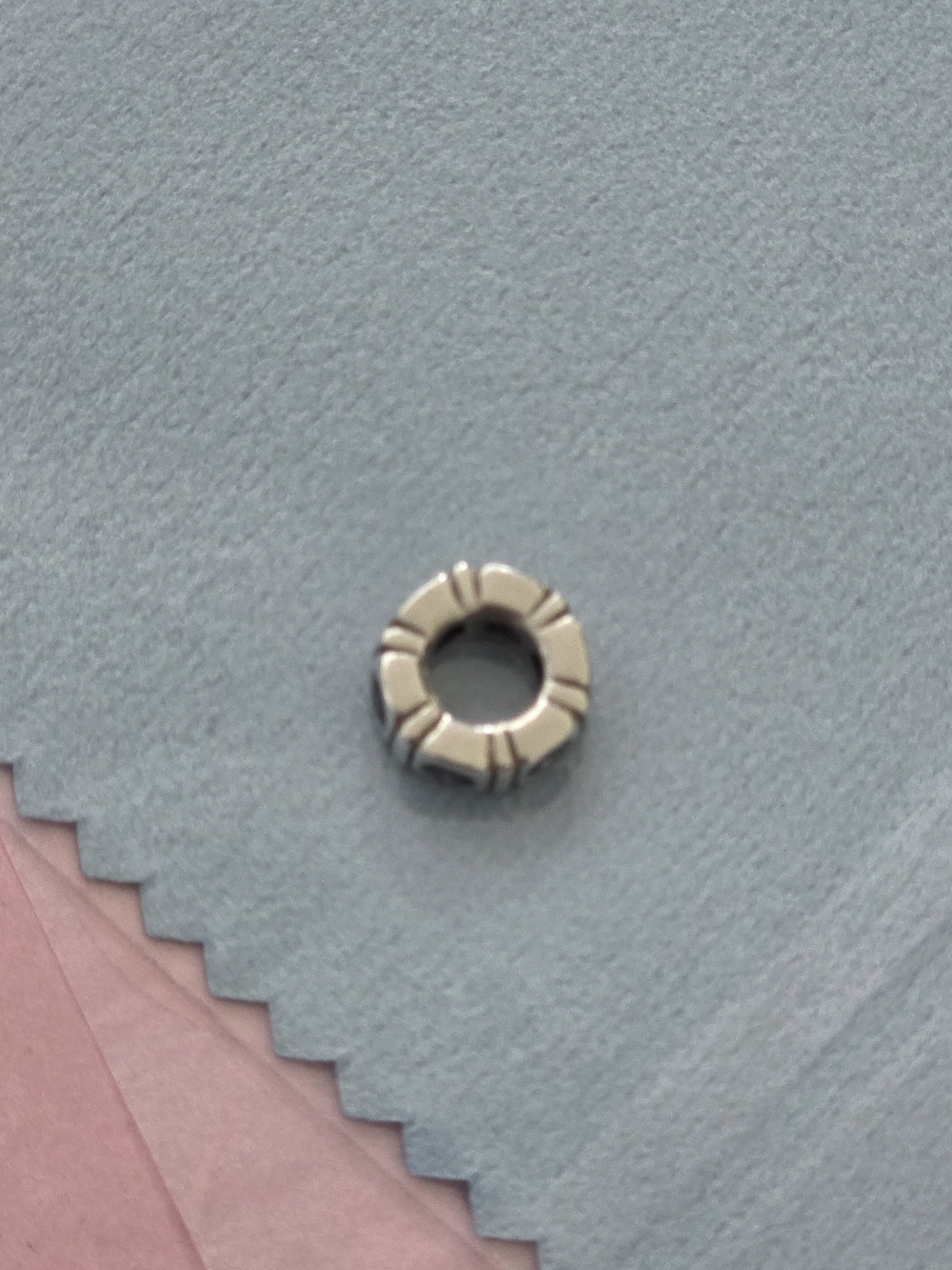 PANDORA: Purple CZ Spacer, Old School, From My Private 30 Year Collection! - Picture 3 of 3